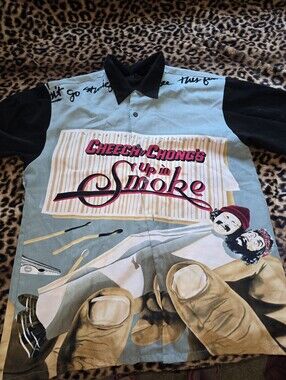 Cheech & Chong's Up In Smoke Button Down Shirt *READ